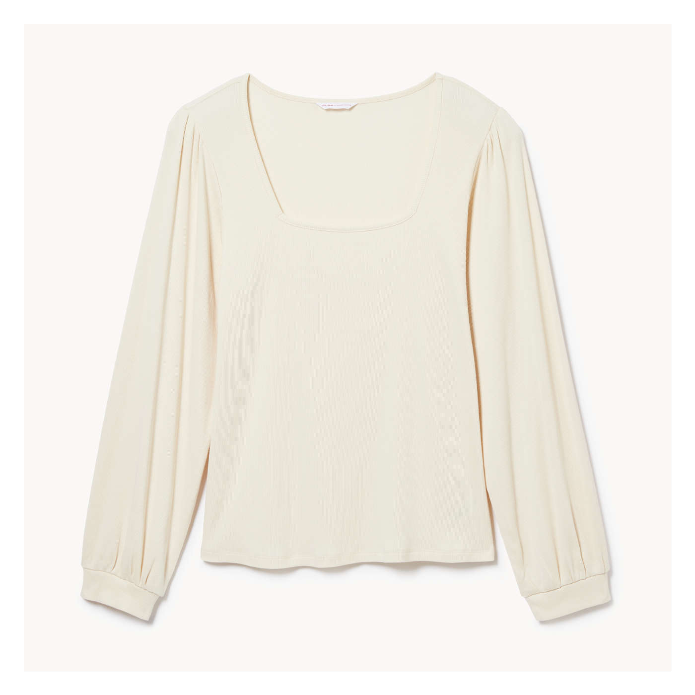 Dream Puff Long Sleeve Top in Off White from Joe Fresh